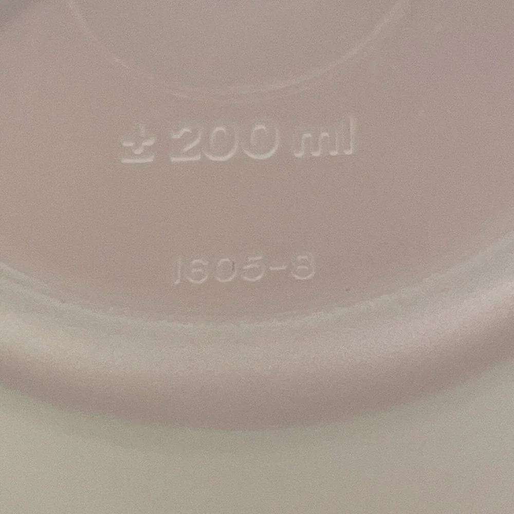 Tupperware Snack Cups 4 oz. Container 1807 Pink Lid Vintage Sure Seal